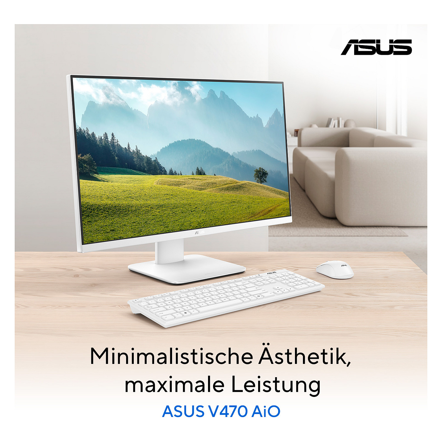AIO ASUS ExpertCenter P4 V470VAK-BPE993W / i5-13420H / 8GB DDR5 / 512GB / 27" Full HD / Intel UHD Graphics / Kb + Mouse - Zezë - 12