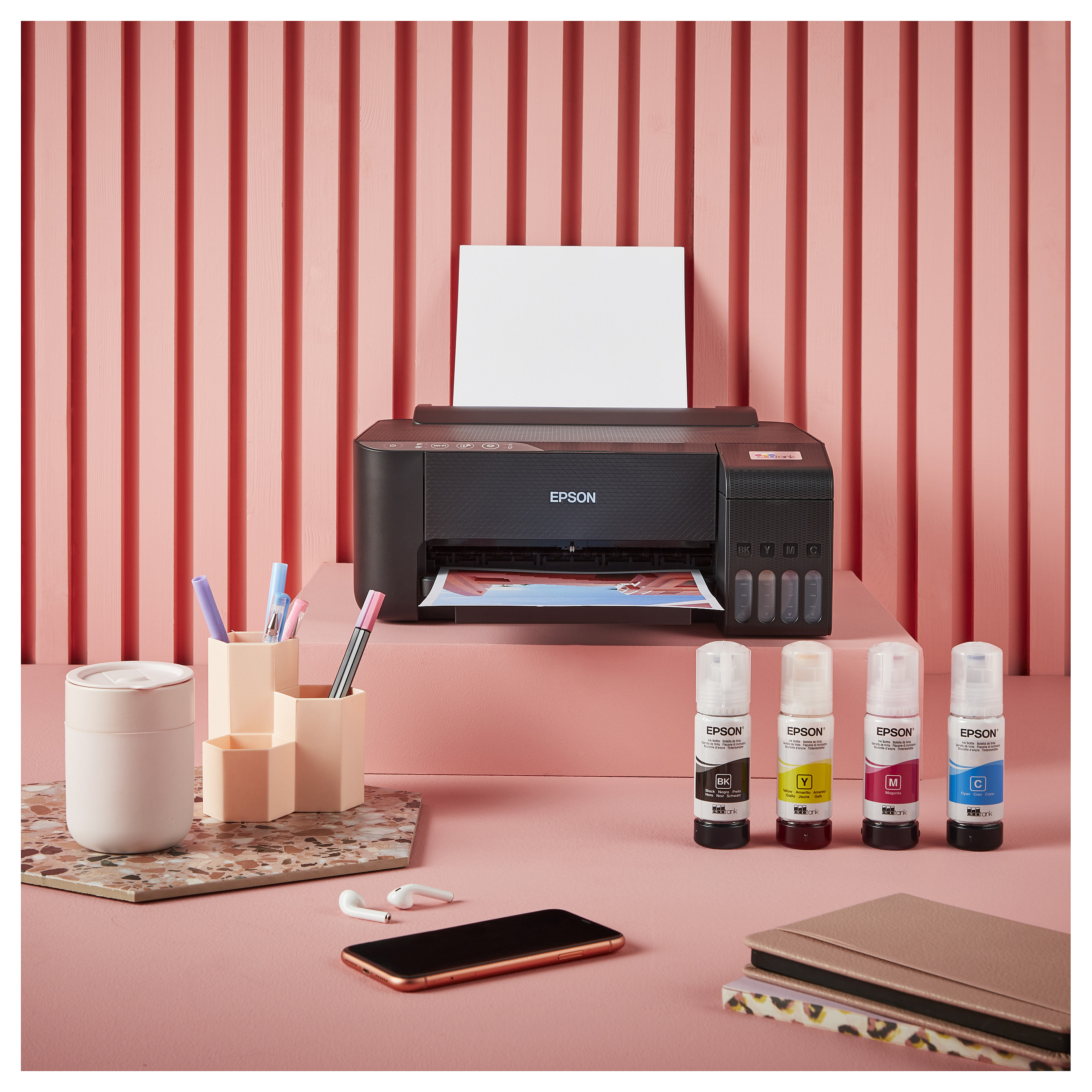Printer Inkjet EPSON EcoTank ET-1810 / A4 Color Inkjet Printer - Zezë - 15