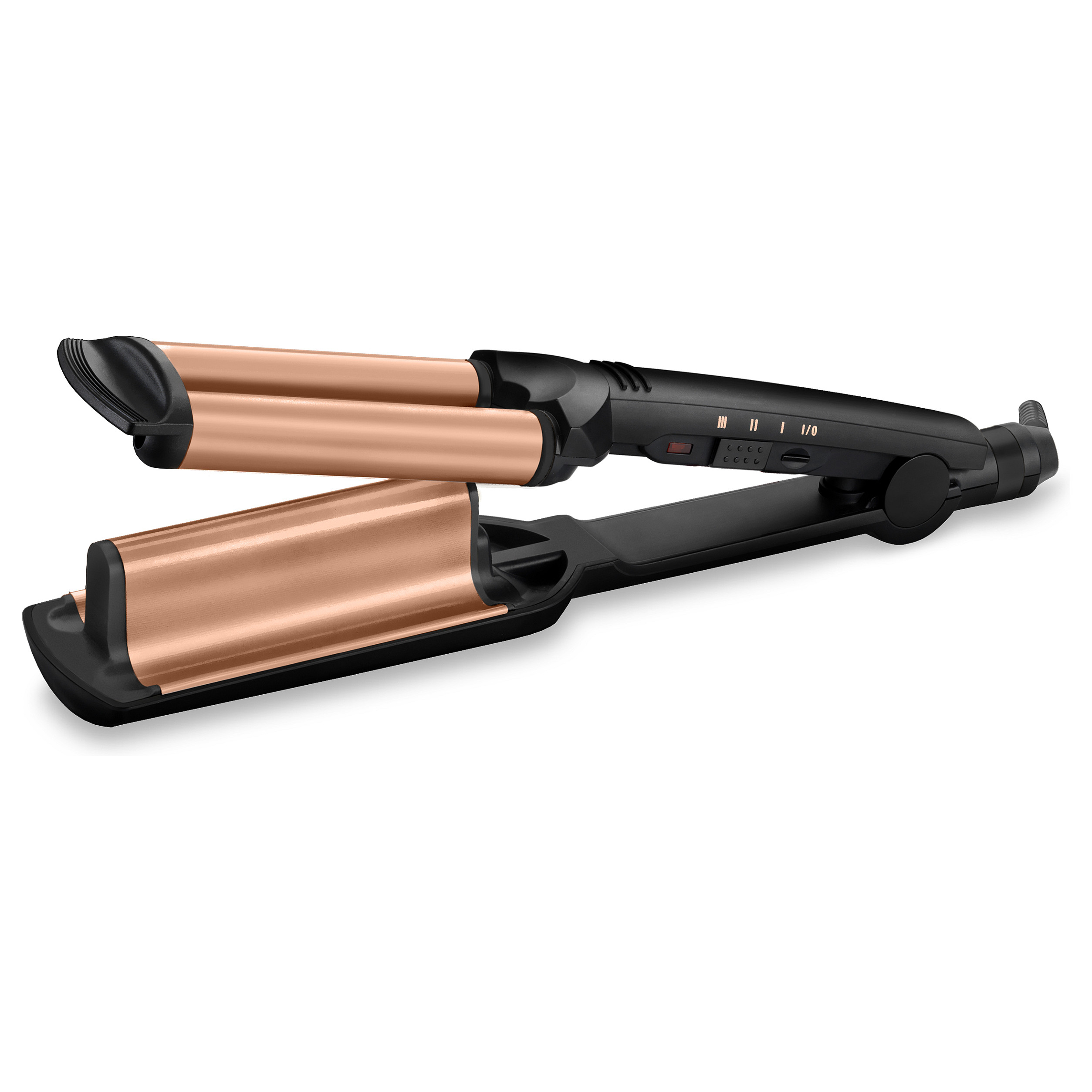 Stiluese për flokë BaByliss Deep Waves W2447E / Tourmaline-Ceramic / 3 Temperatura / 200°C / Advanced Ceramics – Zezë/Bronz