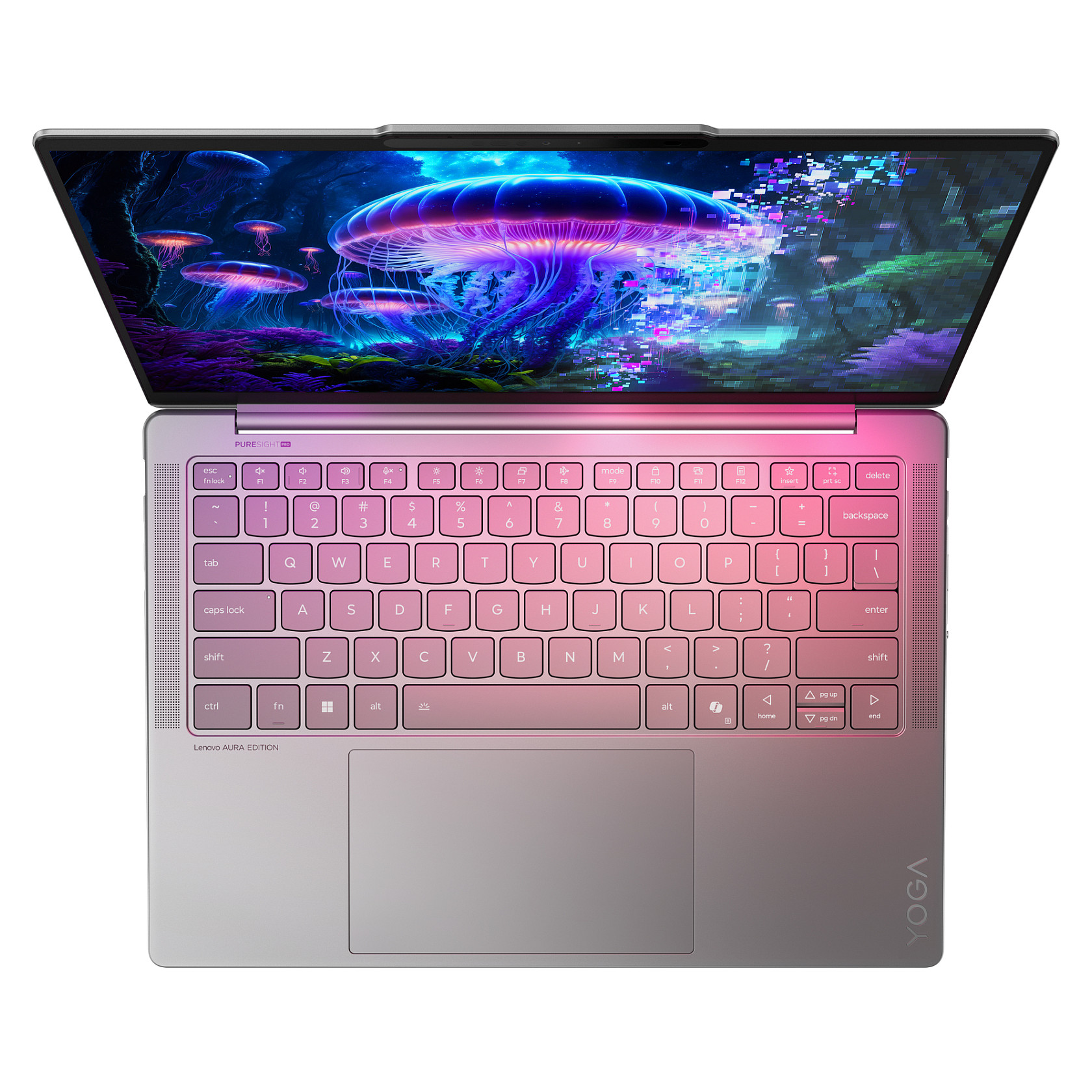 Laptop Lenovo Yoga Slim 7 Aura Edition 14ILL10 / Ultra 5-226V / 16GB LPDDR5 / 512GB / 14" WUXGA OLED / Intel Arc Graphics 130V / DE  - Gri - 4
