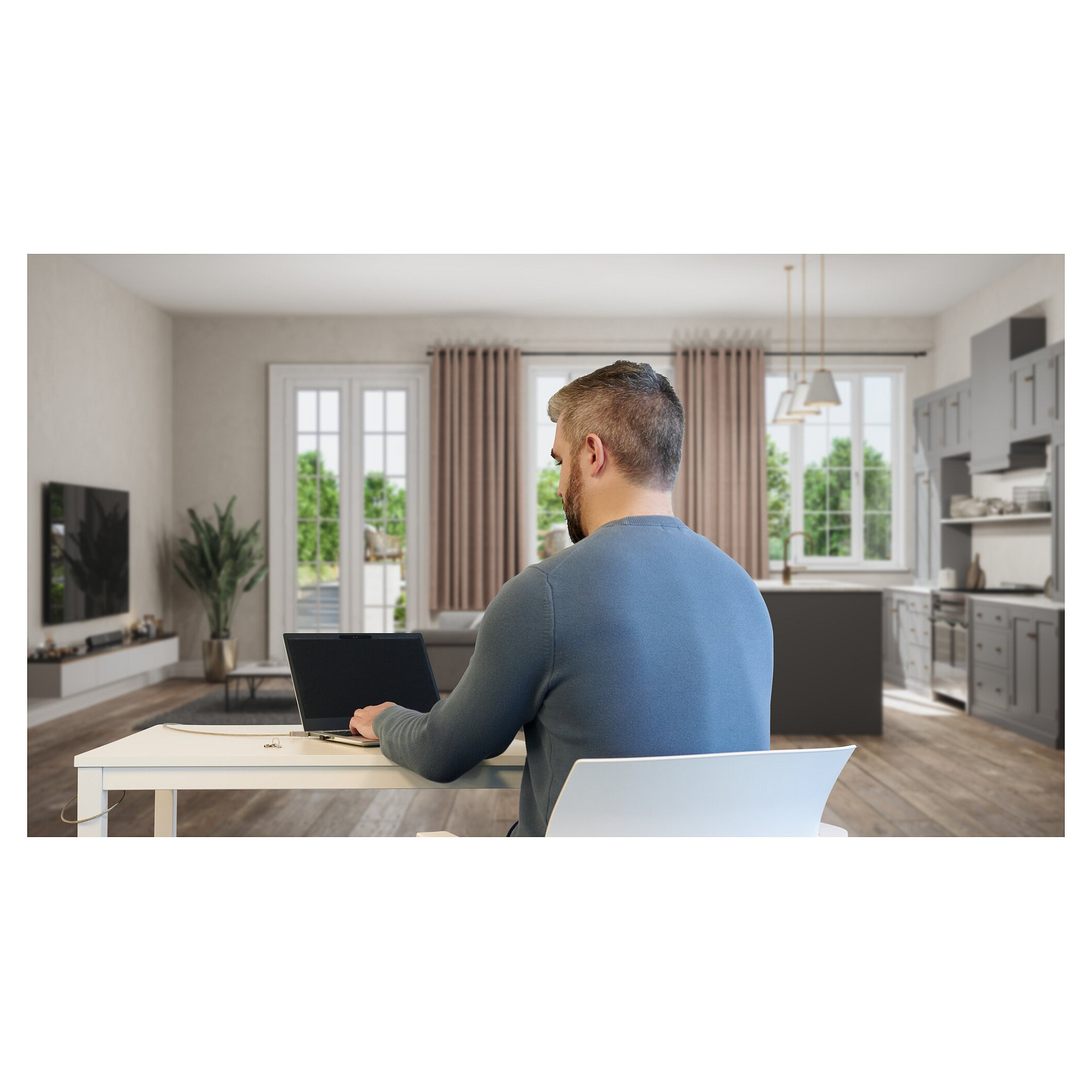 Bravë Sigurie Kensington K60600WW / 1.8m / Kombinim me 4 Shifra / për Laptop - Zezë - 12