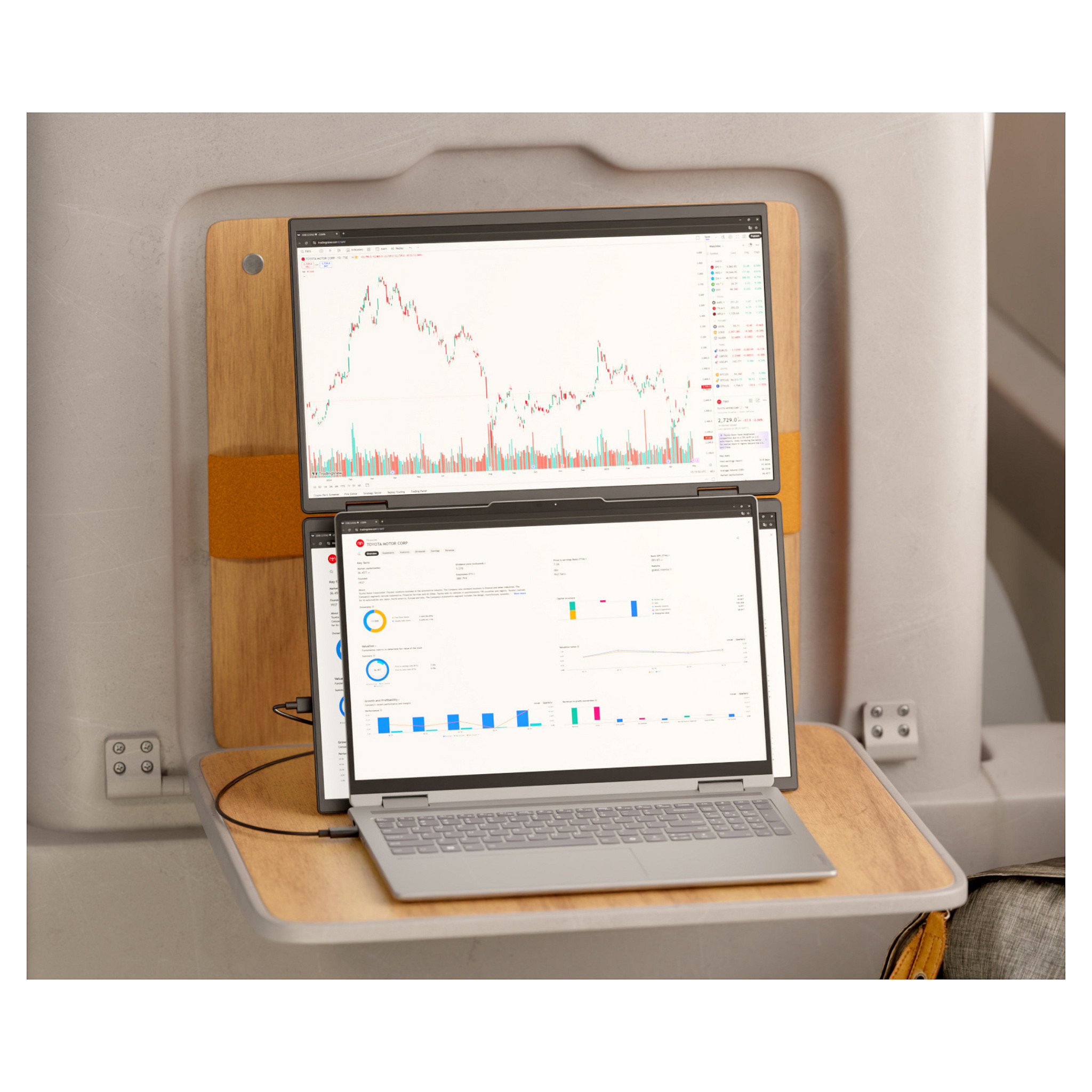 Monitor JapanNext JN-DMD-IPS238F-C4 Dual Monitor / 23,8"/ Full HD IPS LCD Touch / 100Hz / 14ms / HDMI - Zezë - 5