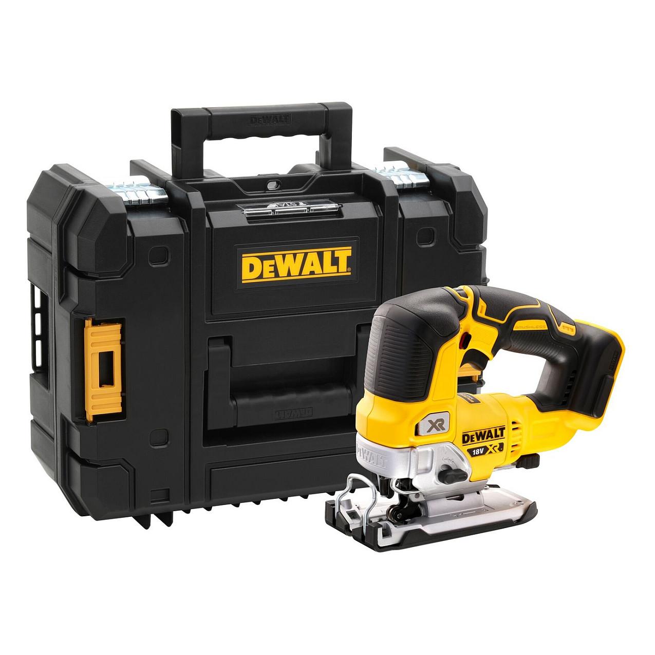 Sharrë Pendulare DeWALT DCS334NT-XJ, 18V, Brushless, 0–3200spm, 26mm, 135mm, 10mm - Zezë/Verdhë