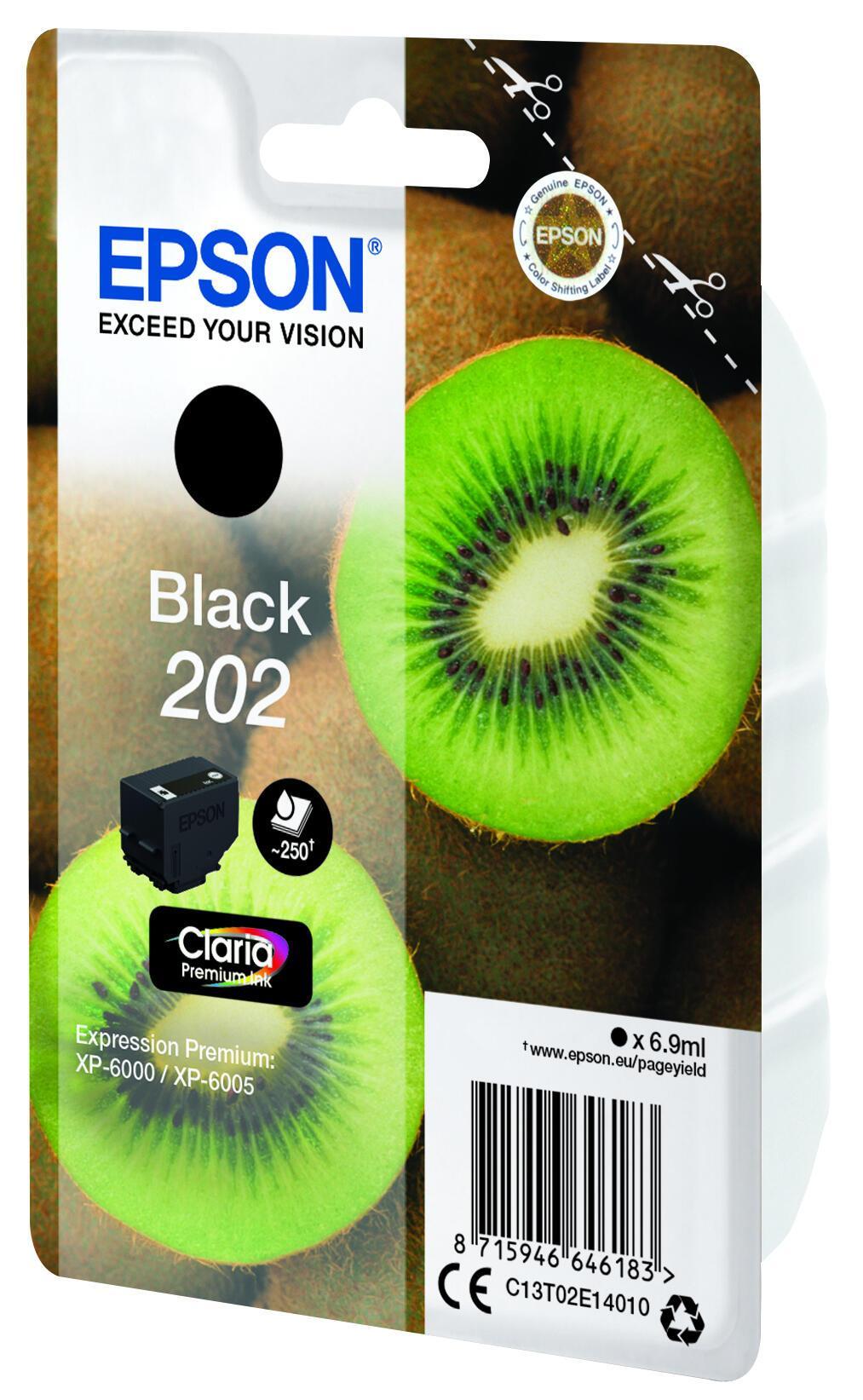 INK Epson 202 / C13T02E14010 / 250 faqe / Standard - Zezë - 3