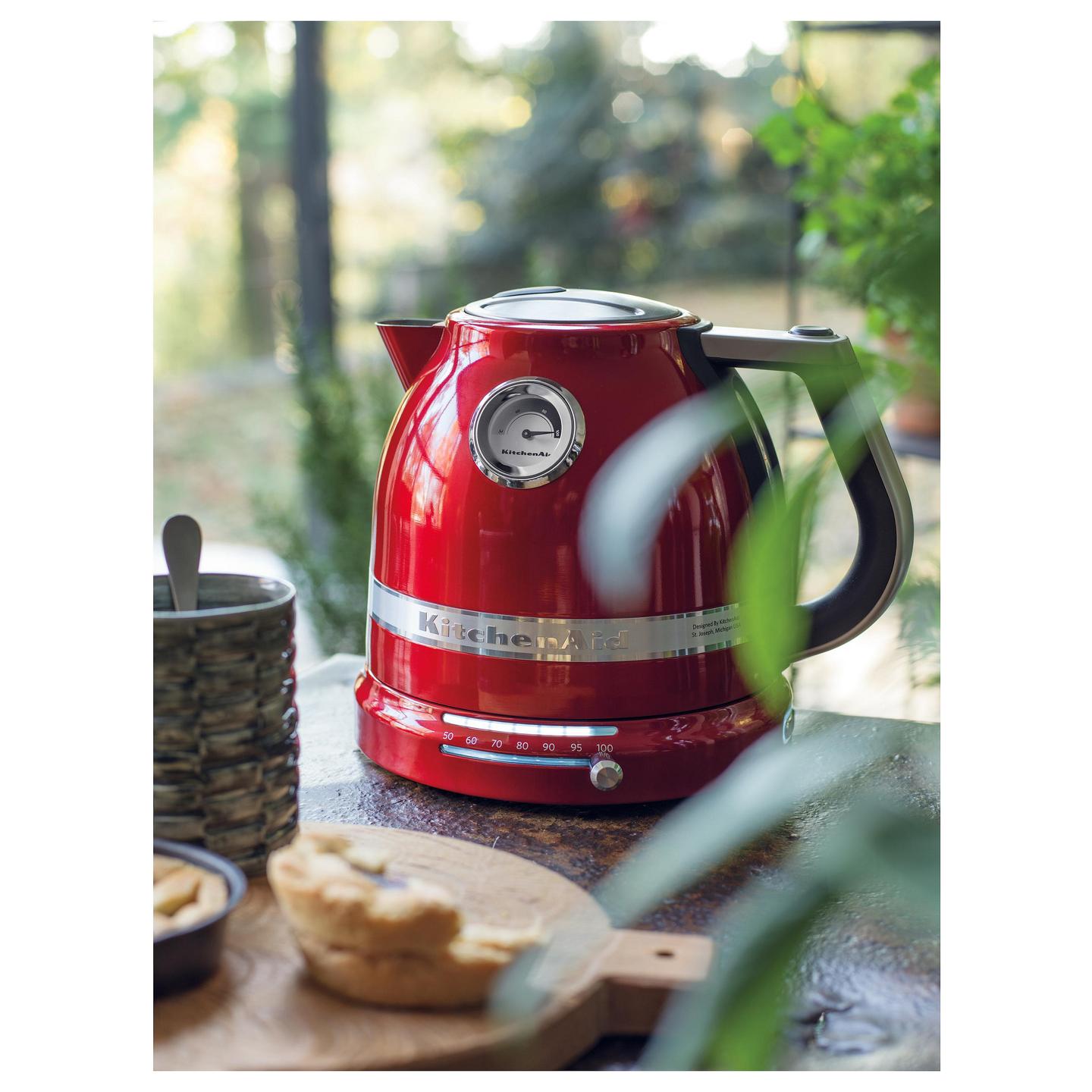 Çajnik Elektrik KitchenAid Artisan 5KEK1522ECA, 1.5L, 2400W, Temperaturë e Rregullueshme, 360° – Kuqe - 5