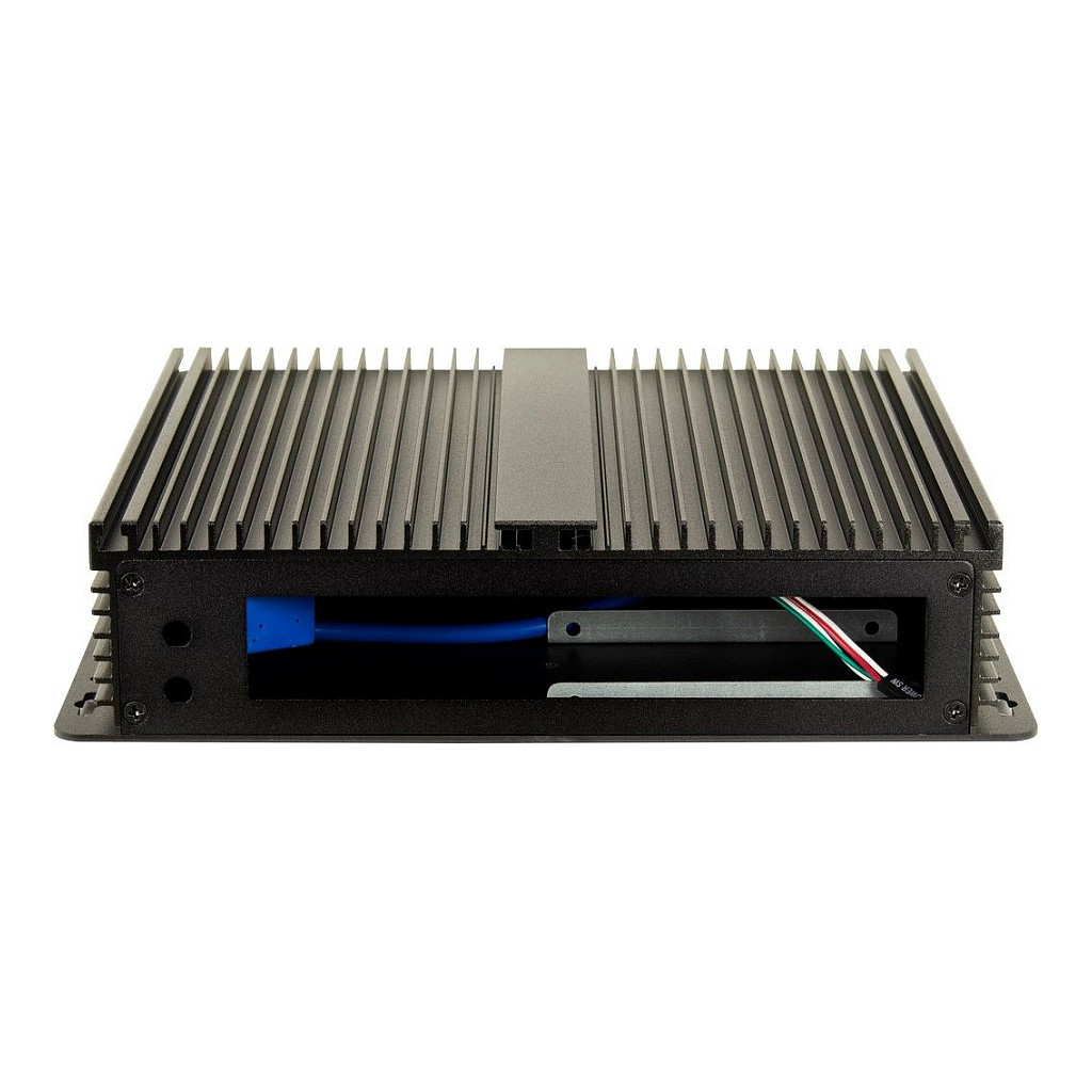 Kasë PC Inter-Tech IP-40 / USFF / Thin Mini-ITX / 2x USB 3.0 / 1x 2.5" Bay / Pasive - Zezë - 3
