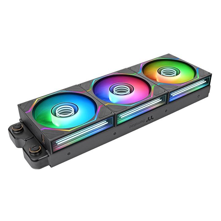 Ftohës për Procesor Thermaltake Retro 360 Ultra ARGB Sync / 360mm / 3x 120mm / 85.29 CFM / 3.86mm-H2O / LCD 3.7"