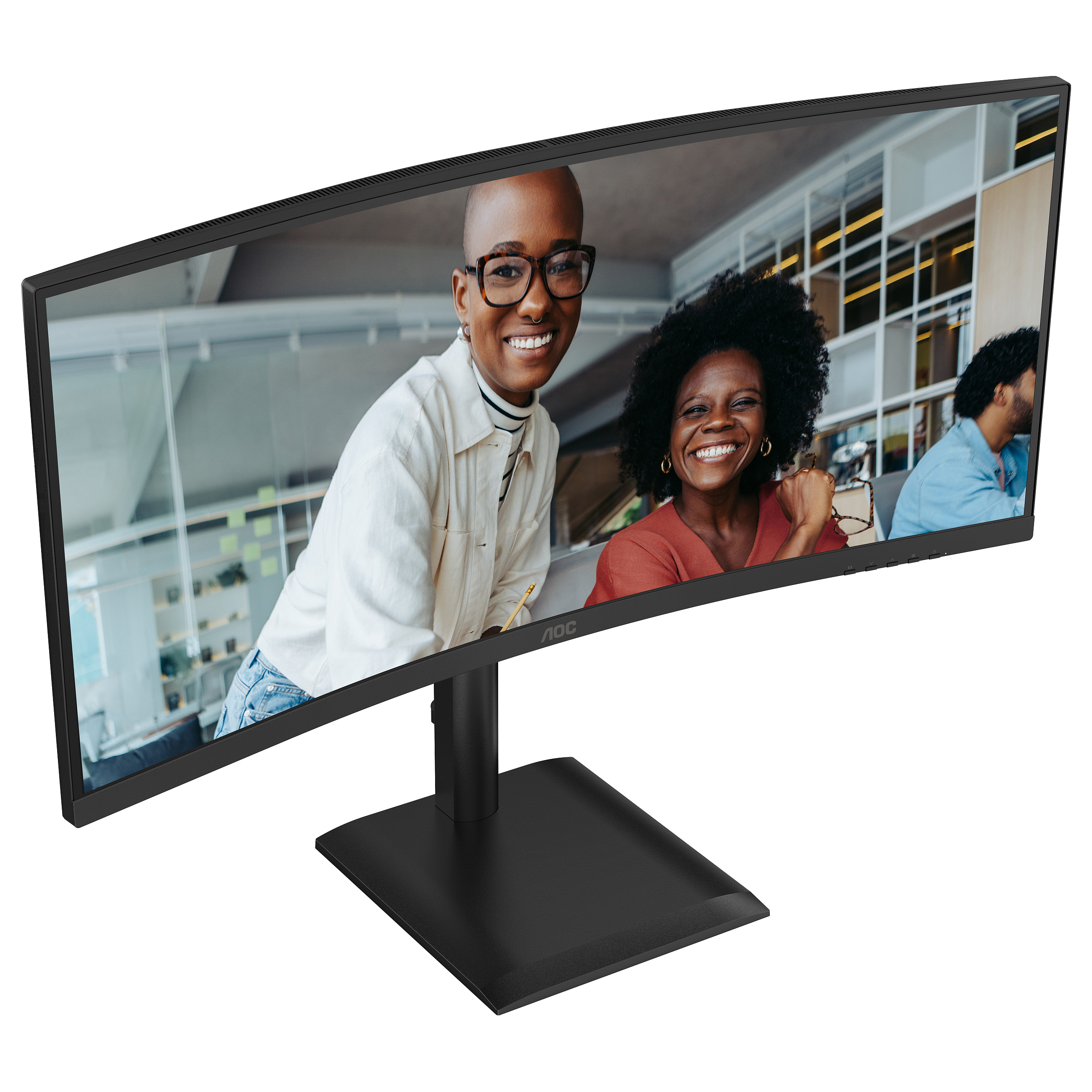 Monitor AOC CU34E4CV / 34" / UltraWide Quad HD VA LCD / 120 Hz / 4ms / USB + USB-C + HDMI + DP / Curved - Zezë - 8