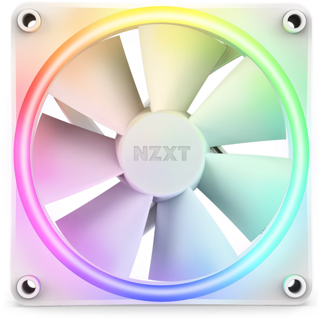 Ftohës për kasë NZXT F120 RGB Duo / RF-D12SF-W1 – Bardhë - 2