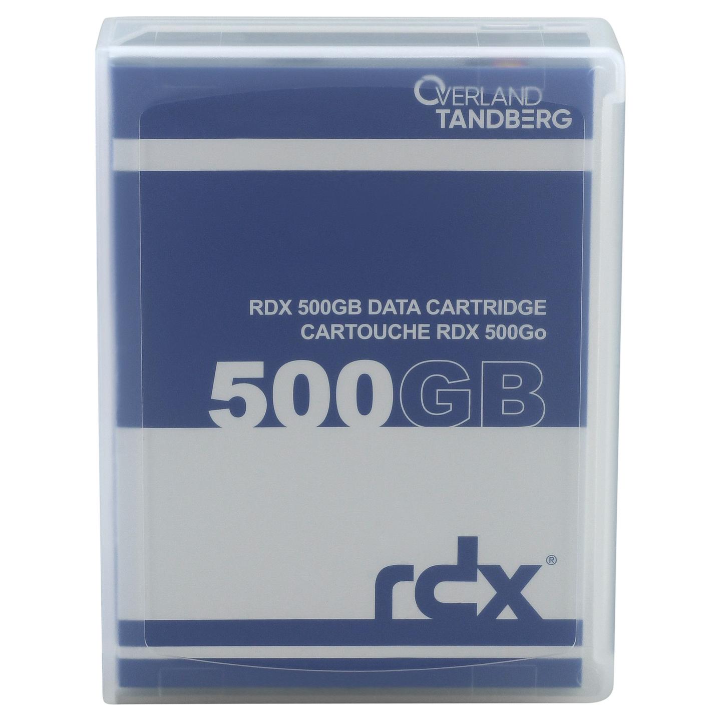 Media ruajtëse për backup Tandberg Data 8541-RDX, RDX, 500 GB - Zezë - 3