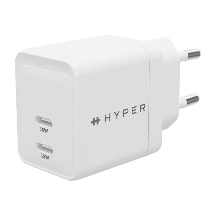 Karikues USB-C Targus HYPER HJG35EU, 35W, 2x USB-C, GaN, Power Delivery 3.0, PPS - Bardhë - 2