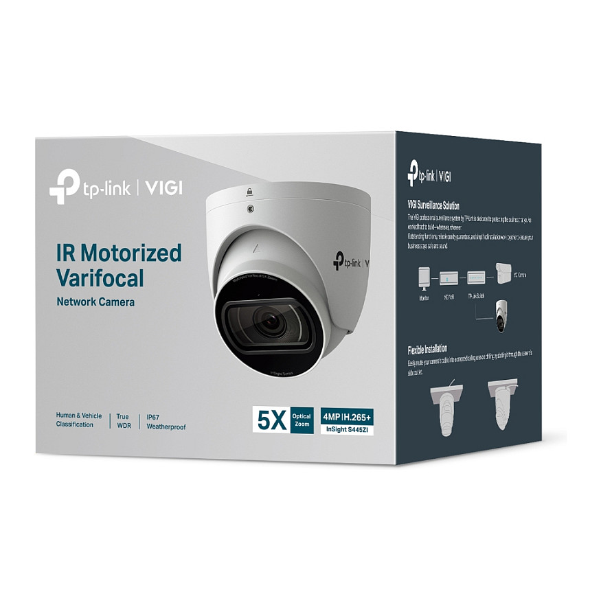 Kamera Sigurie IP CCTV TP-Link Omada IPCam InSight S445ZI 4MP IR Motorized Varifocal Turret - 4