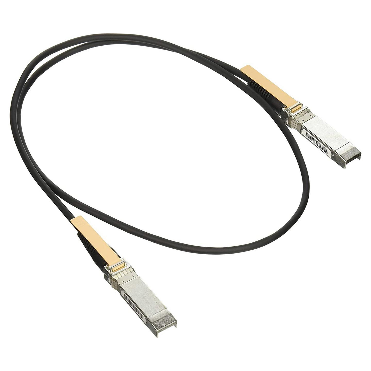 Kabllo Direct Attach Cisco SFP-H10GB-CU1M=, SFP+ në SFP+, 10Gbps, 1m - Zezë/Argjend