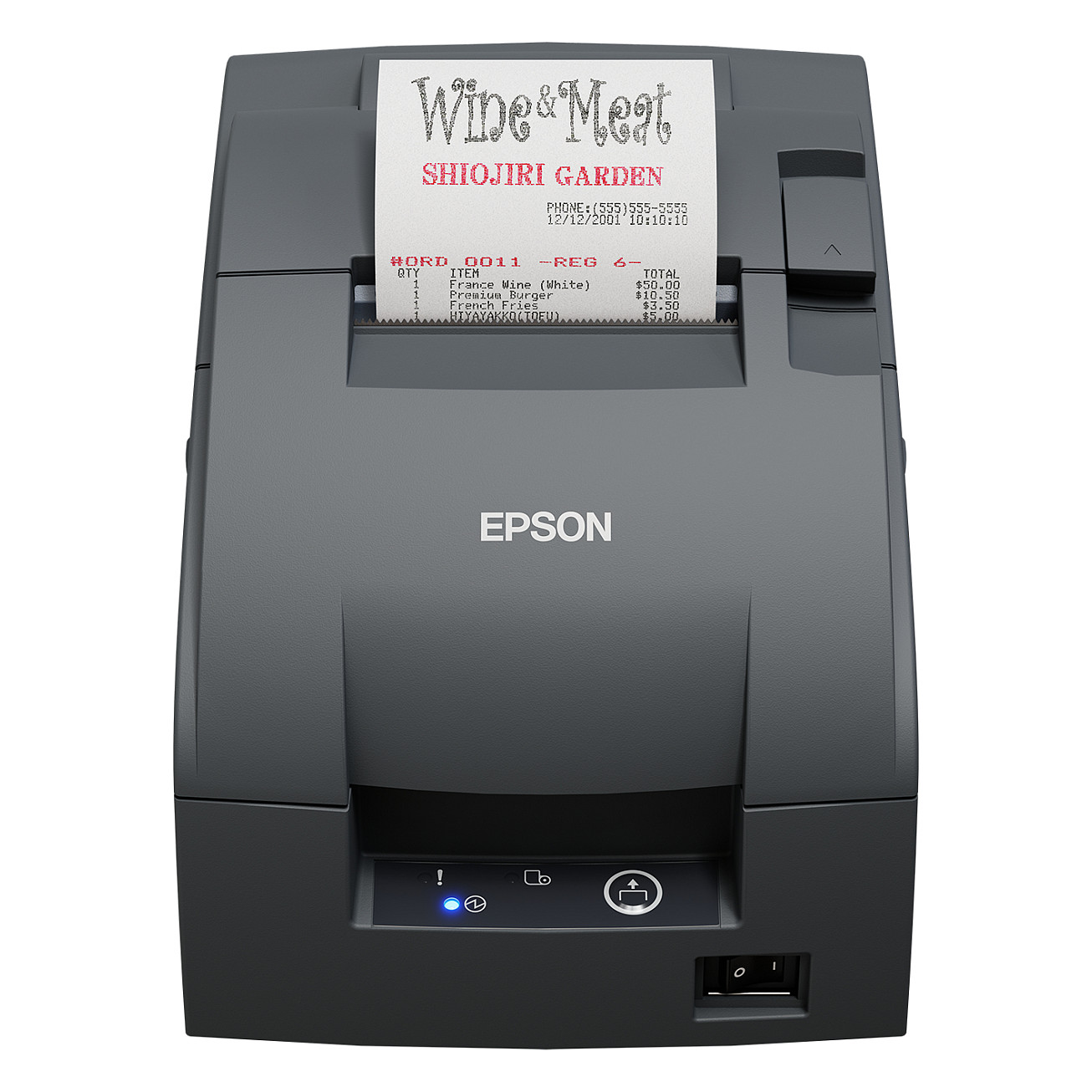 Printer Epson TM-U220IIB (102) / Dot Matrix / 4.7 lps / RS-232 - Gri