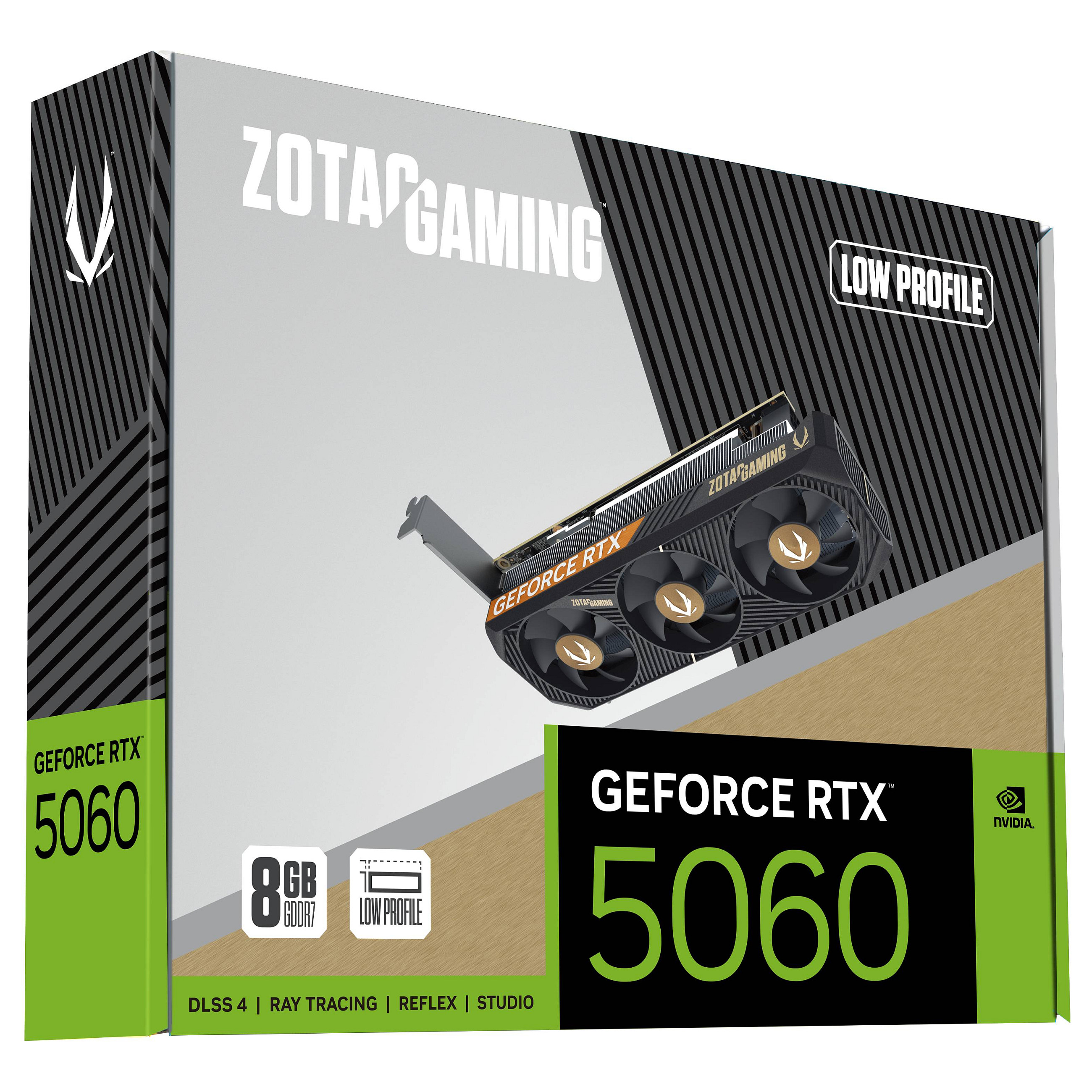 Kartelë grafike NVIDIA RTX 5060 8GB GDDR7 Zotac Low Profile - 7