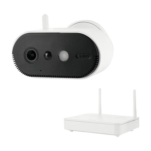 Kamerë Sigurie IP CCTV ABUS PPIC91000 W Pro, 4MP, 2K QHD, Wi-Fi, Bateri, AI, IR, 2-Way Audio, Basisstation - Zezë - 2