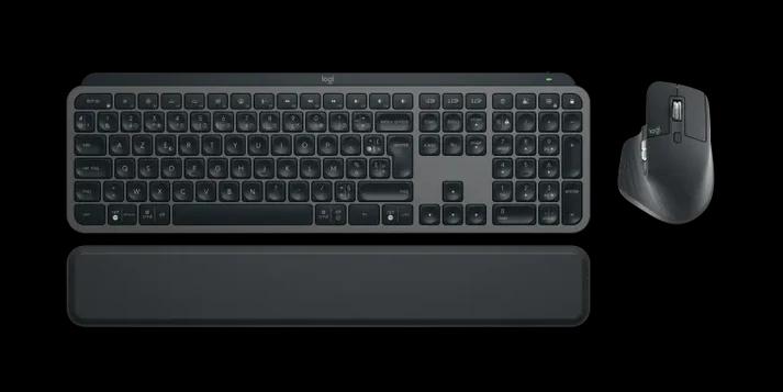 Combo (Tastierë & Maus) Logitech MX Keys S / Wireless / Bluetooth LE / AZERTY / Scissor-Key / Backlit - Grafit - 3