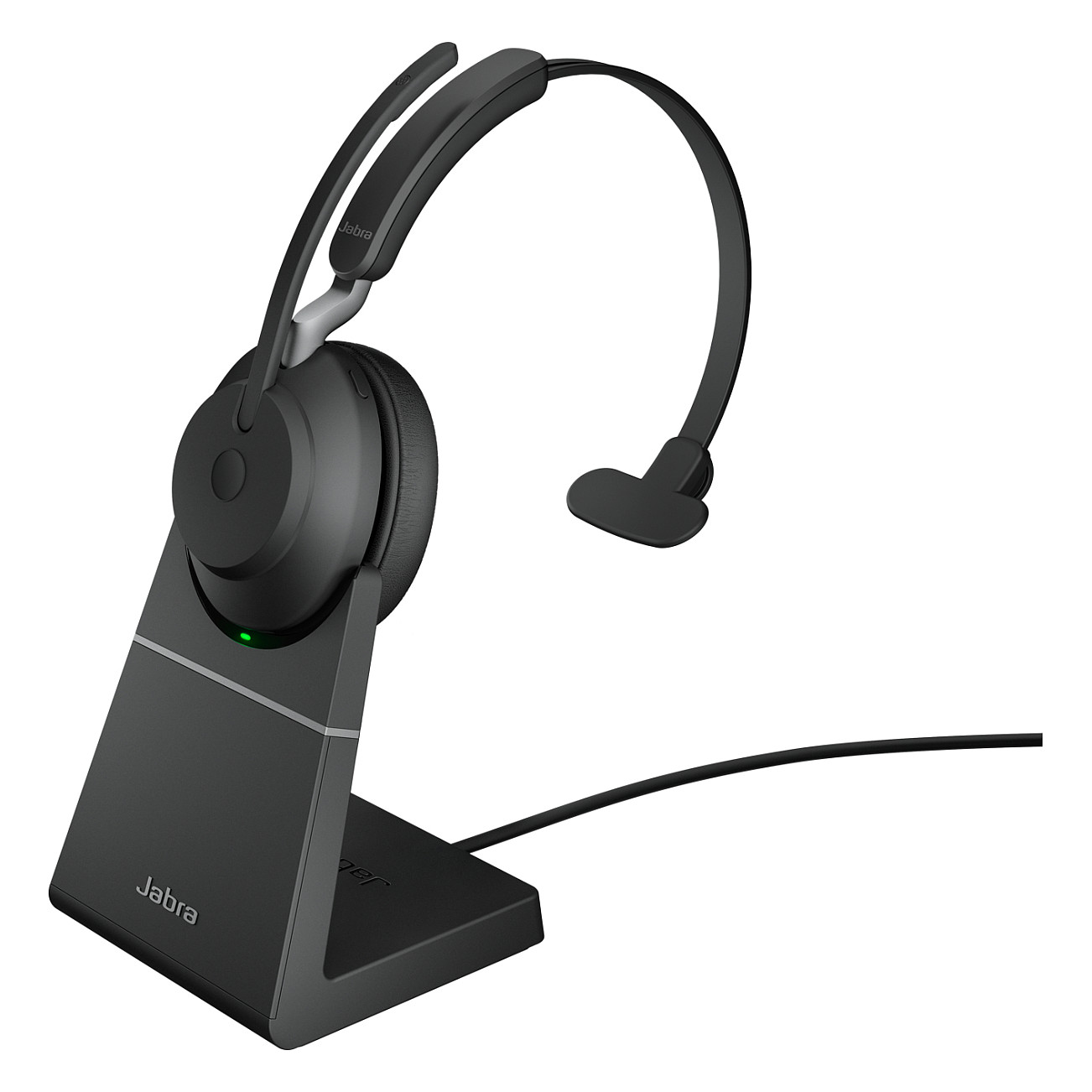 Kufje pa kabllo Jabra Evolve2 65 Mono UC + Link 380a with Charging Stand - Zezë - 1