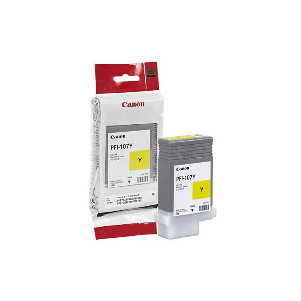 Toner Canon PFI-107Y, 130 ml - Verdhë - 1
