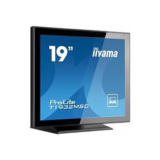 Monitor iiyama ProLite T1932MSC-B2X, 19", SXGA IPS Touch, 75Hz, 14ms, DVI+VGA+USB - Zezë - 2