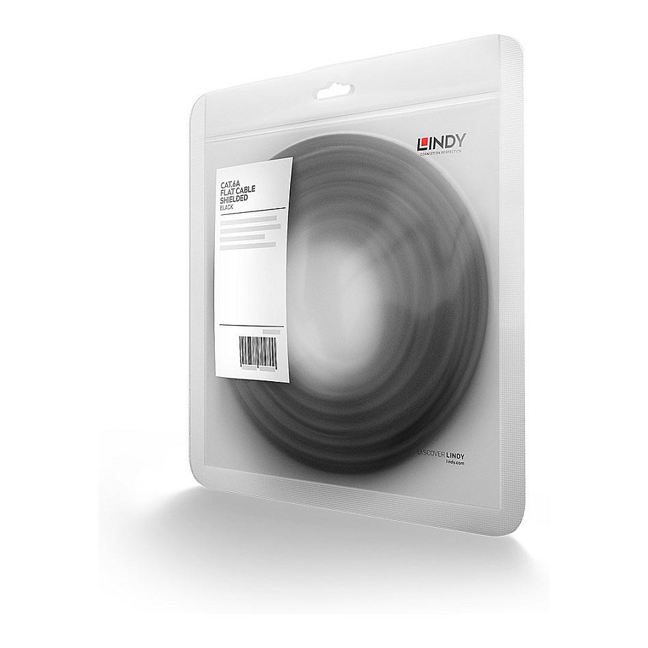 Kabllo për Rrjet LINDY 47483 / Cat 6A / U/FTP / RJ-45 / 10Gbps / 3m - Zezë - 2