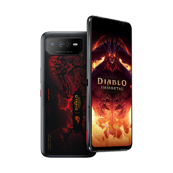 Telefon ASUS ROG Phone 6 Diablo Immortal Edition / Dual Sim / 16GB / 512GB - Zezë / Kuqe - 1