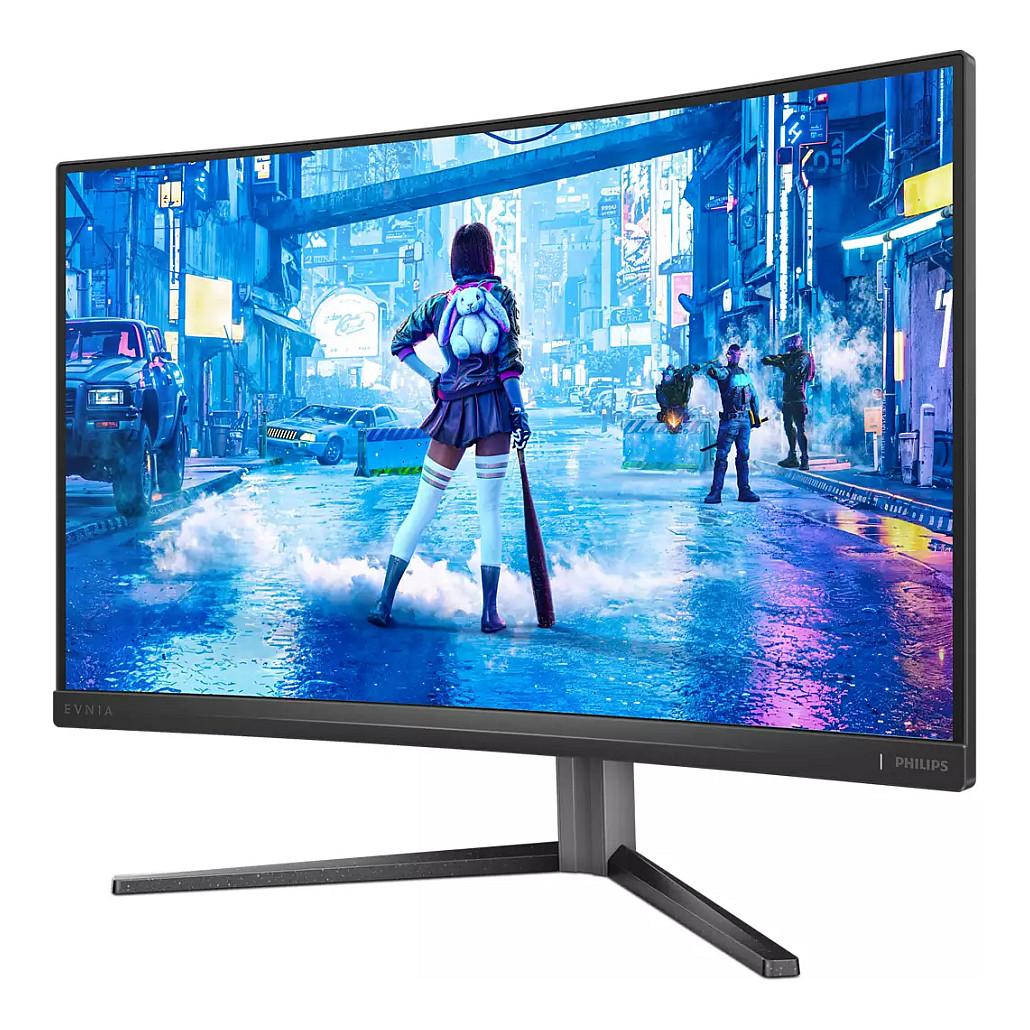 Monitor Gaming Philips Evnia 27M2C5200W/00 / 27″ / FHD Fast VA Curved / 280 Hz / 0.3 ms / DisplayPort + HDMI - Hiri - 6