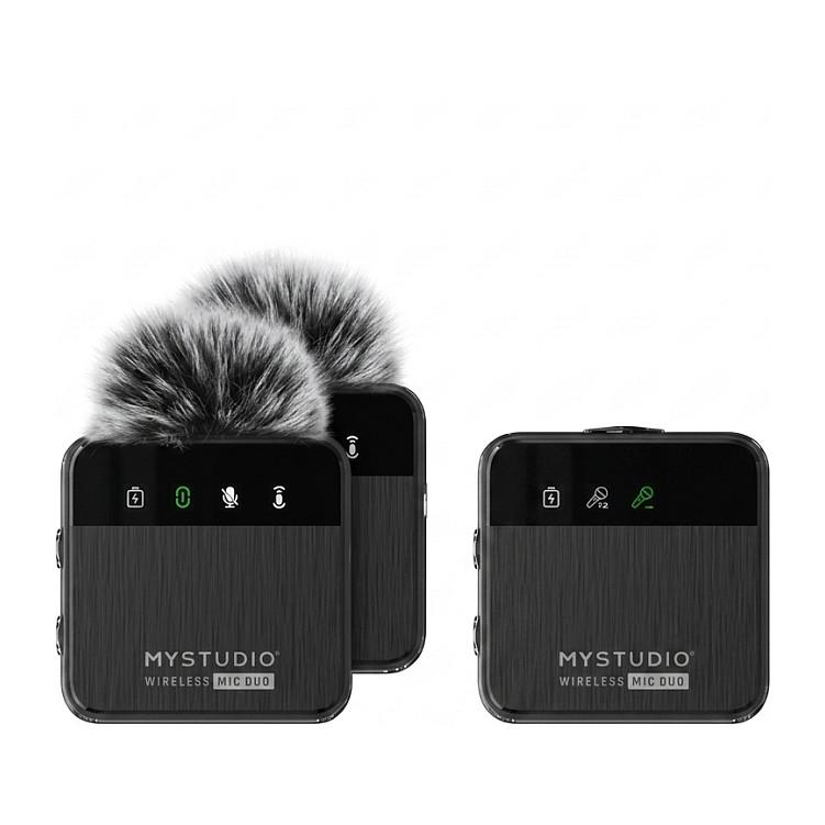 Mikrofon pa kabllo EasyPix MyStudio Wireless Mic Duo / 2.4GHz / 2 Mikrofona / 48kHz / 16-bit / Dual Channel / 150m - Zezë