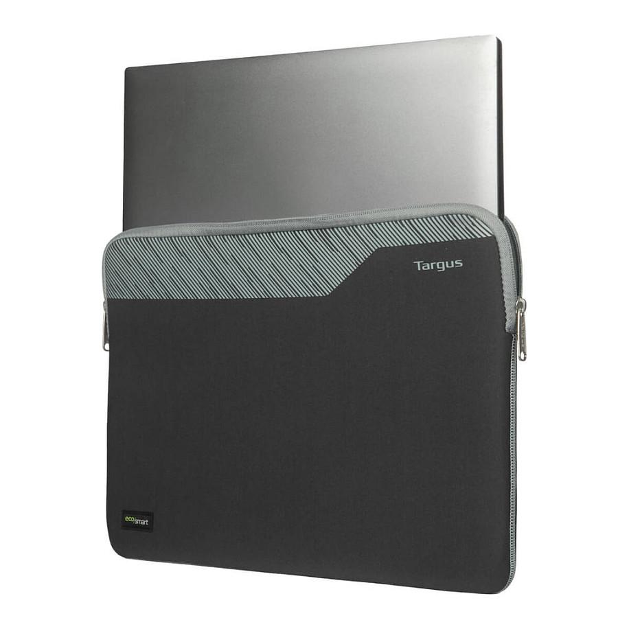Këllëf për Laptop Targus Pulse II EcoSmart TBS97104GL, 15"-16", Neopren 3.3mm, Rezistent ndaj Ujit, 2 Zinxhirë - Hiri - 6
