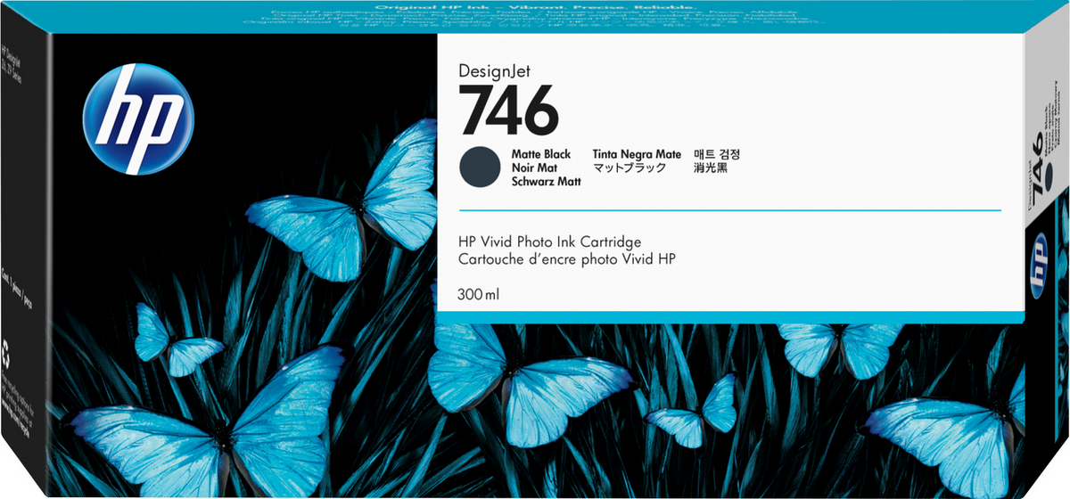 Ink HP 746 / P2V83A – Zezë Mat - 1