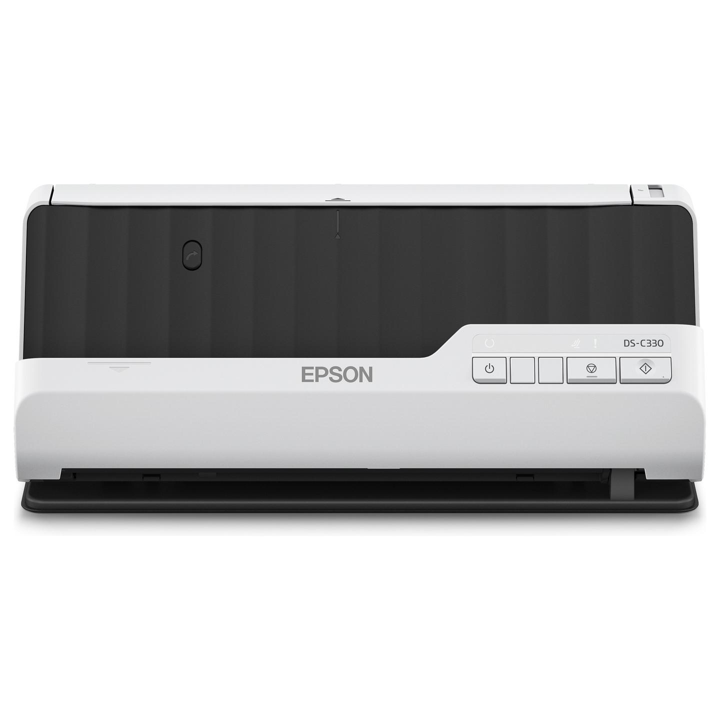 Skaner Epson DS-C330, A4, Duplex, 600dpi, ADF 20 Faqe, 30ppm, USB - Bardhë/Zezë