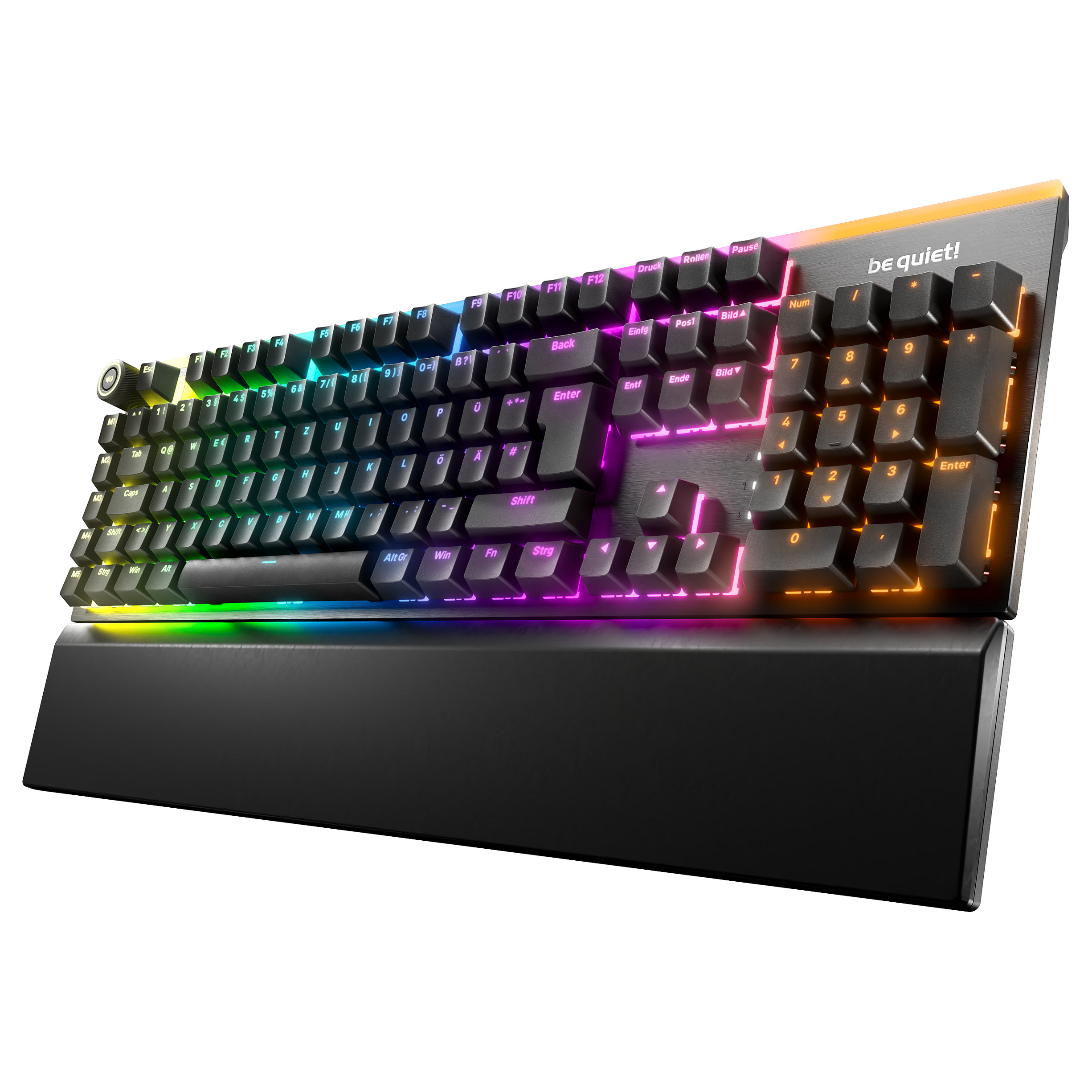 Tastierë Gaming be quiet! Light Mount Silent Linear RGB Wired / QWERTZ / German Language – Zezë - 1