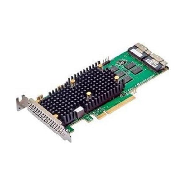 Kartë Zgjerimi Broadcom MegaRAID 9660-16i, PCI Express 4.0 x8, 16x SAS/SATA/NVMe, 2x SFF-8654, 4GB Cache, Low Profile