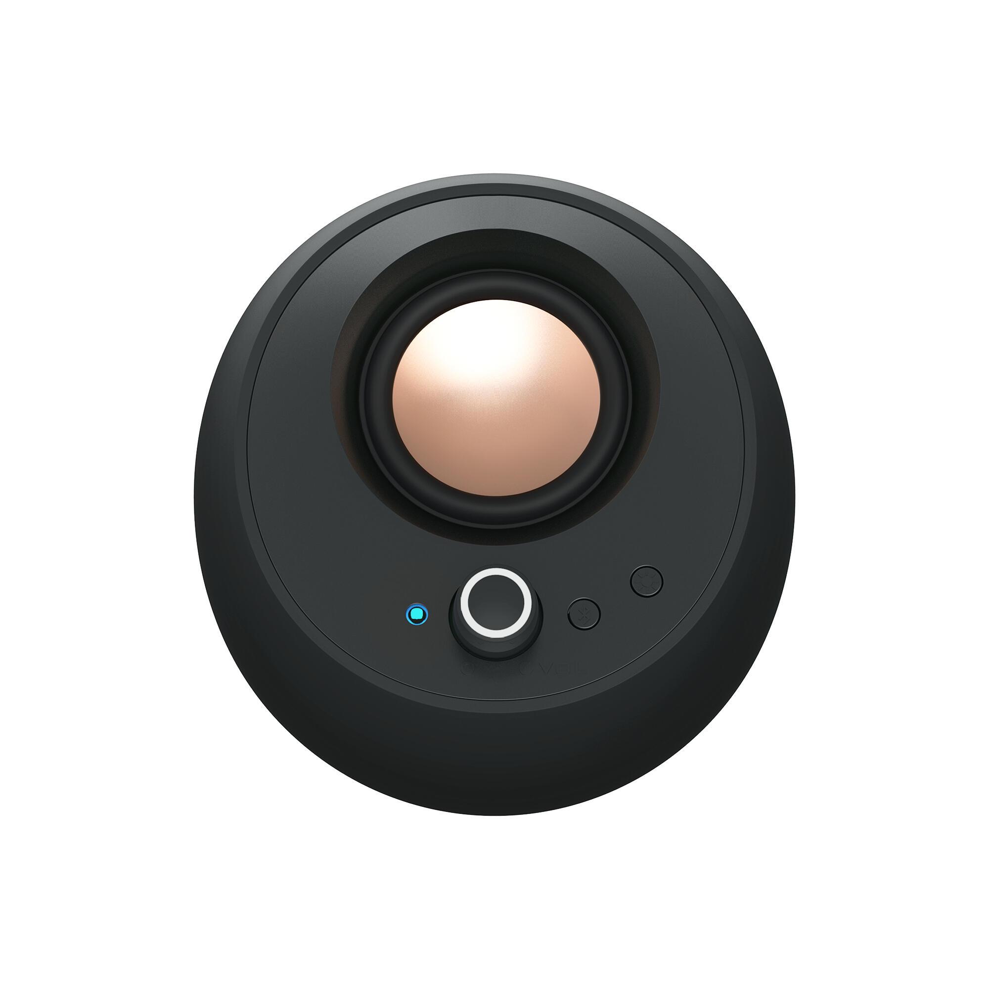 Altoparlantë Creative Pebble Pro / 2.0 / 10W RMS / Bluetooth 5.3 / USB-C – Zezë - 4