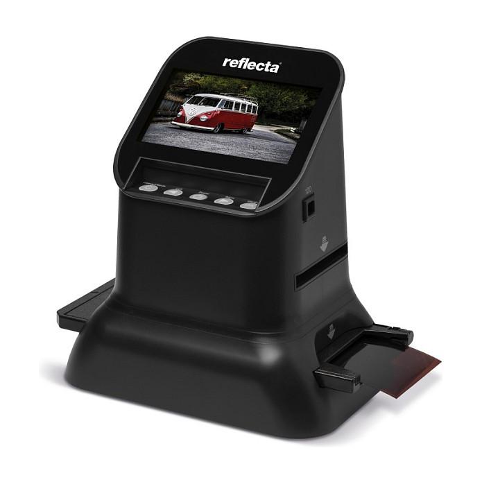 Skaner Reflecta x66-Scan / Film & Slide / CMOS 14 MP / 4584 × 3056 px / 35mm / 120 / 126 / 127 / 4.3" IPS LCD / SD / USB 2.0 / HDMI - Zezë