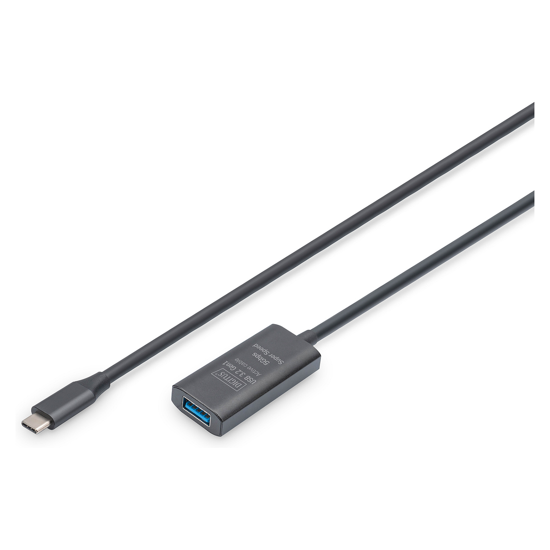 Kabllo USB zgjatues DIGITUS USB‑C në USB‑A (M/F) 5G 5m - 1