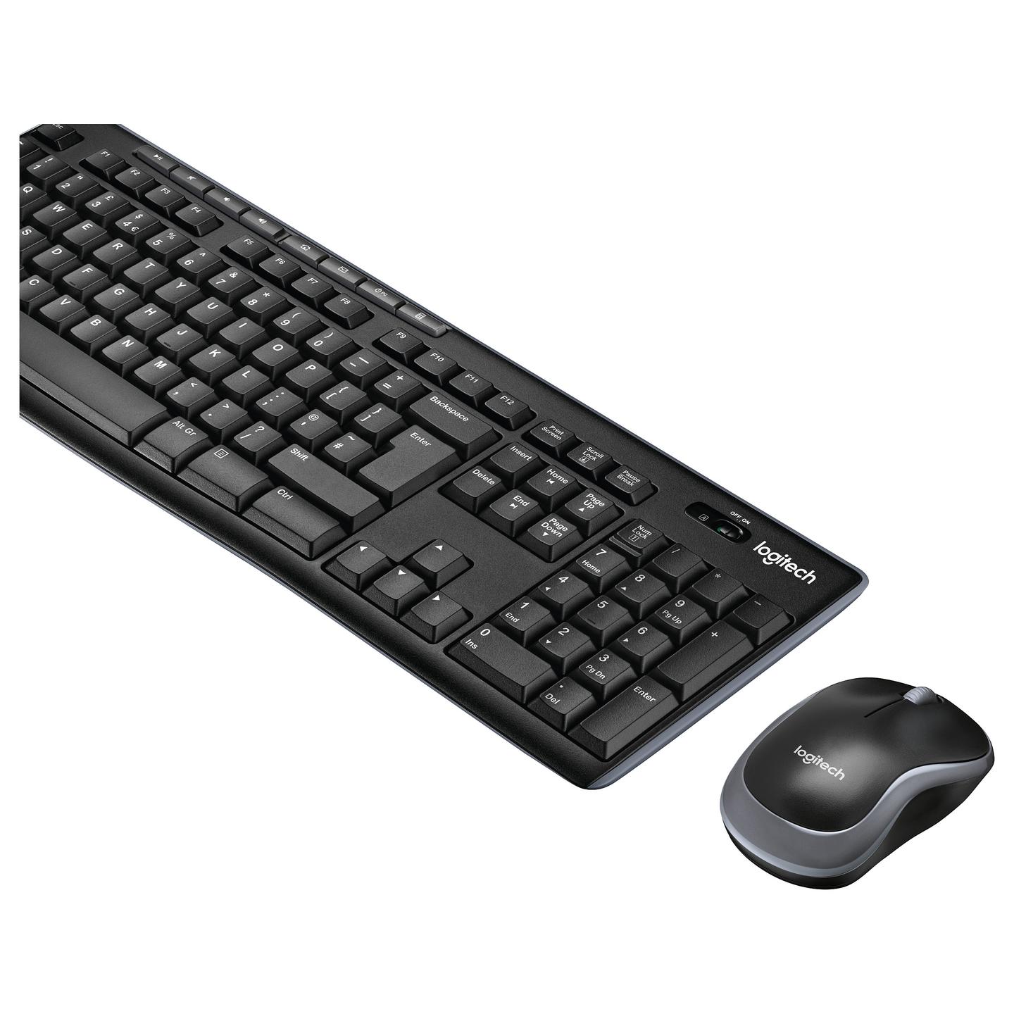 Combo (Tastierë & Maus) Logitech Wireless Combo MK270 / 920-004512 / Wireless 2.4GHz / IT / Full-Size / Shortcut Keys – Zezë - 4