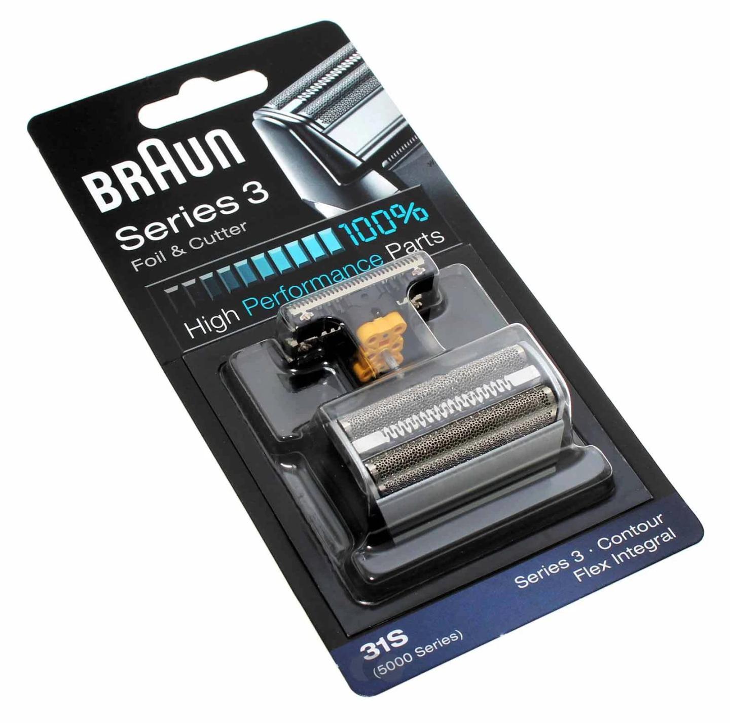 Kokë Zëvendësuese për Makinë Rroje Braun 31S, 31SV, Series 3, Flex Integral, Contour - Zezë