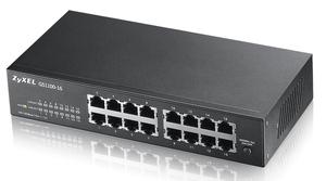 Switch Zyxel GS1100-16EP, 16x Gigabit Ethernet RJ45 PoE+, PoE 135W, 32Gbps - Zezë