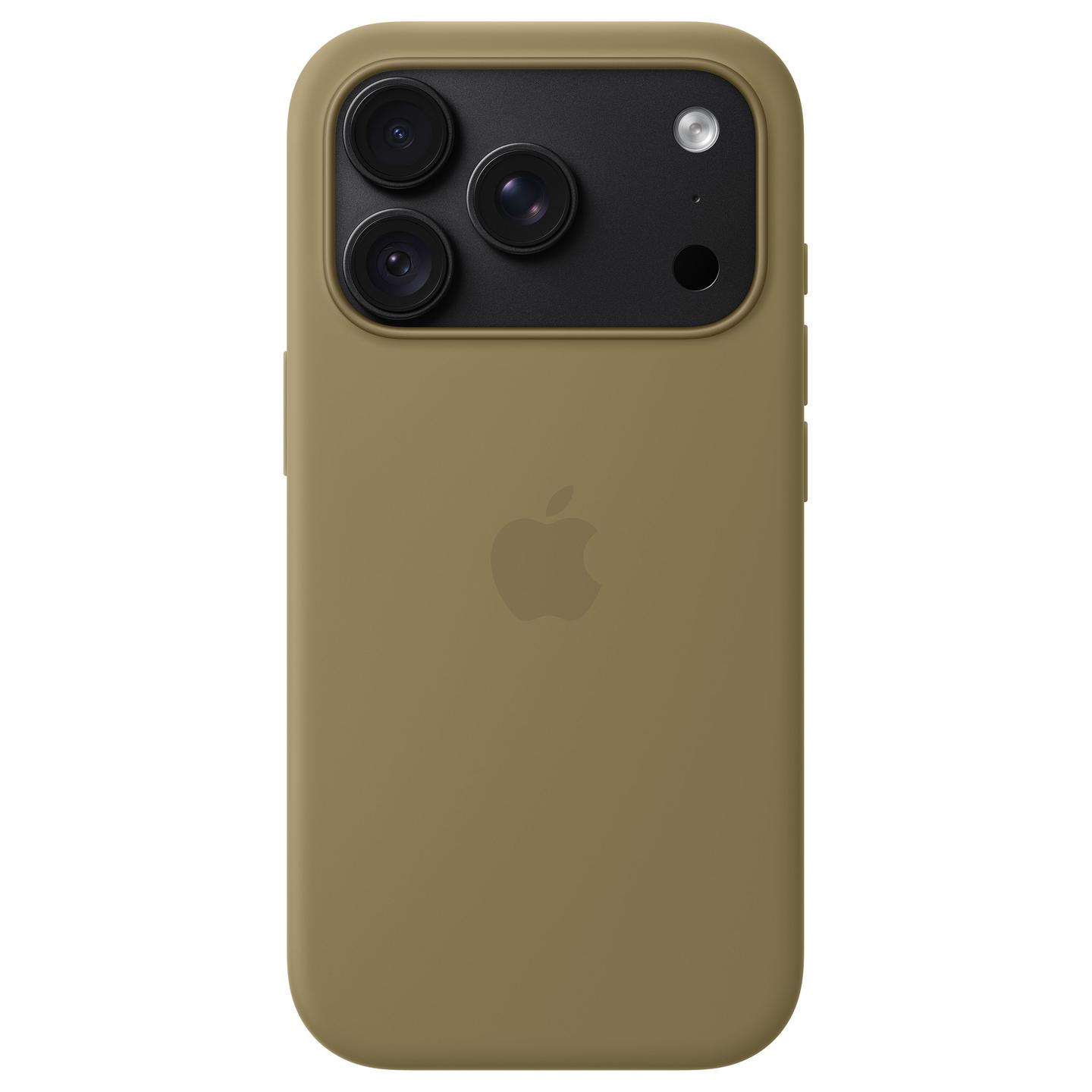 Case për Telefon Apple Silikon, MagSafe, iPhone 18 Pro - Olive - 4