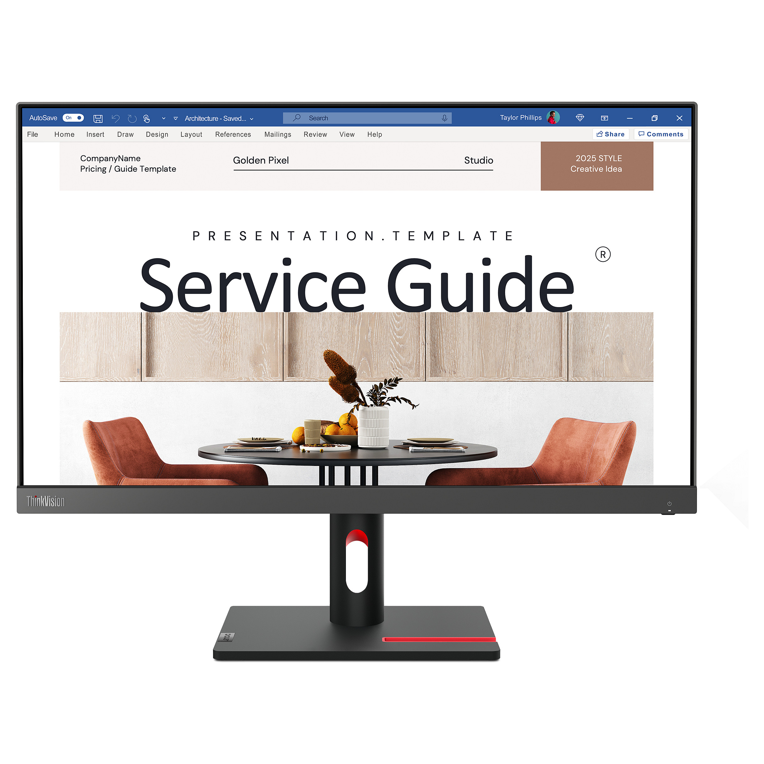 Monitor Lenovo ThinkVision S24i-30 / 23.8" / Full HD IPS / 100Hz / 4ms / HDMI+VGA - Zezë