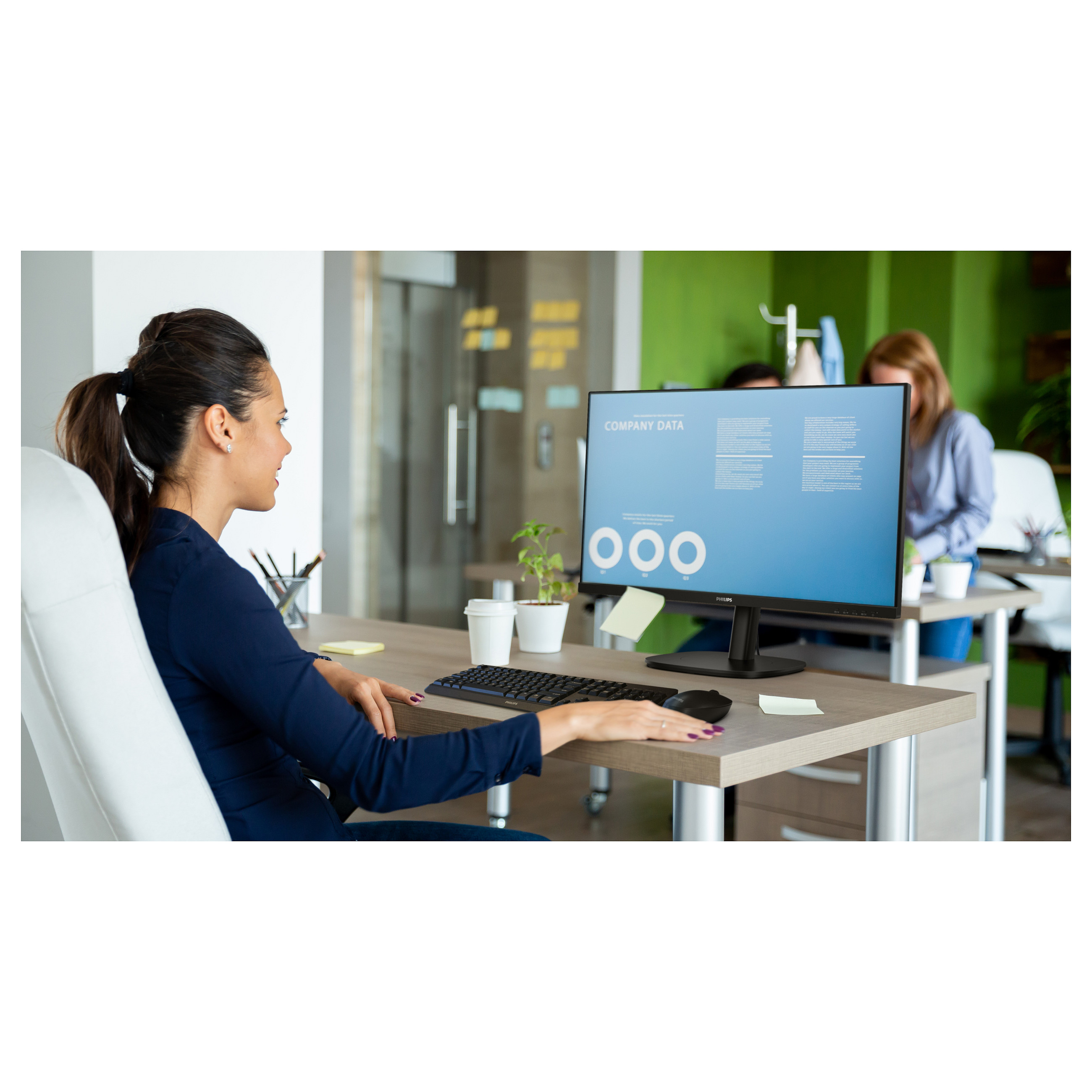 Monitor Philips 32B2N3500 / 31.5"/ Quad HD IPS LCD / 100Hz / 4ms / HDMI+DP - Zezë - 12