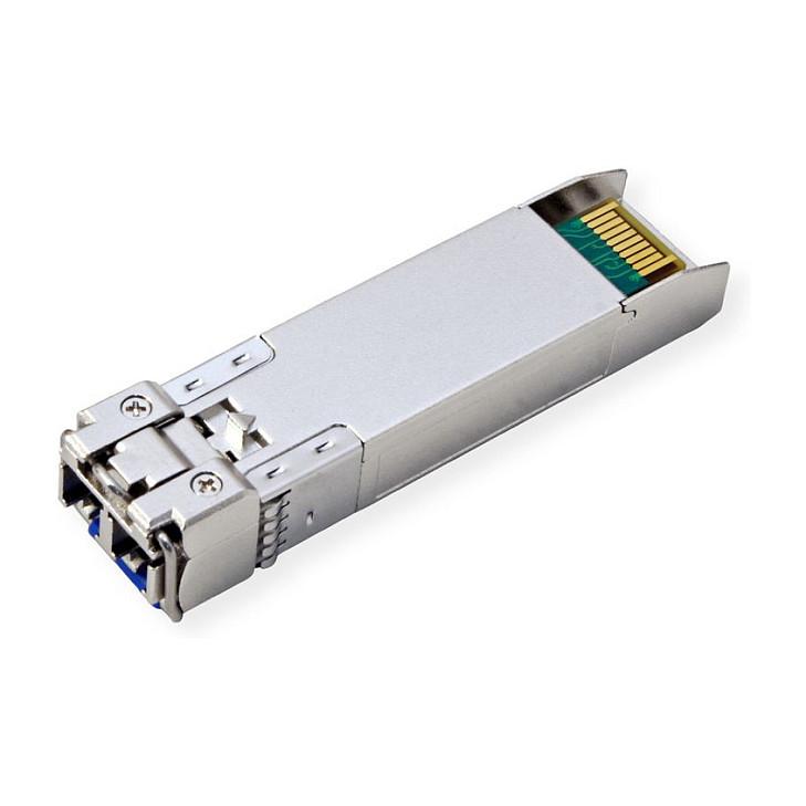 Transceiver VALUE 21.99.3498, SFP+ 10Gbps, Single-Mode, LC Duplex, 1310nm, deri në 10km, DDM, Hot-Swap - Argjend - 2