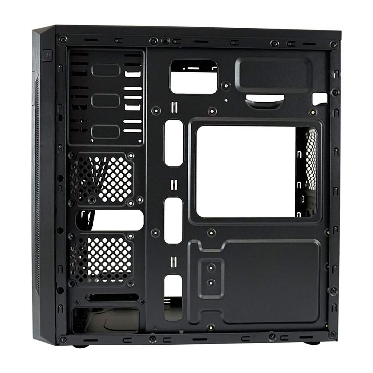 Kasë LC-Power 7040B / Midi-Tower / ATX / 2x USB 3.2 Gen1 + 2x USB 2.0 / 4x120mm – Zezë - 9