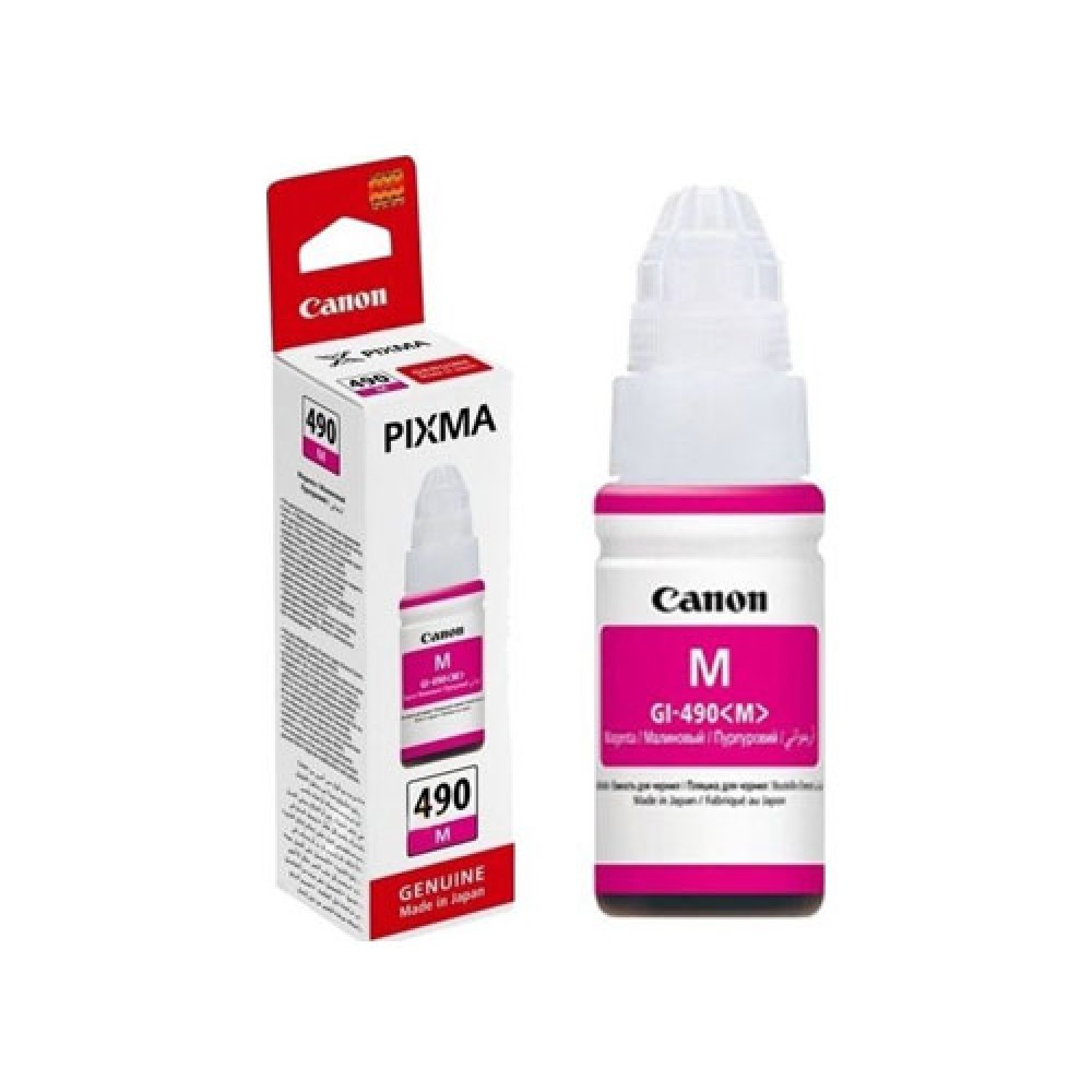 INK Canon GI-490M / 0665C001 / 70ml / 7.000 faqe – Rozë
