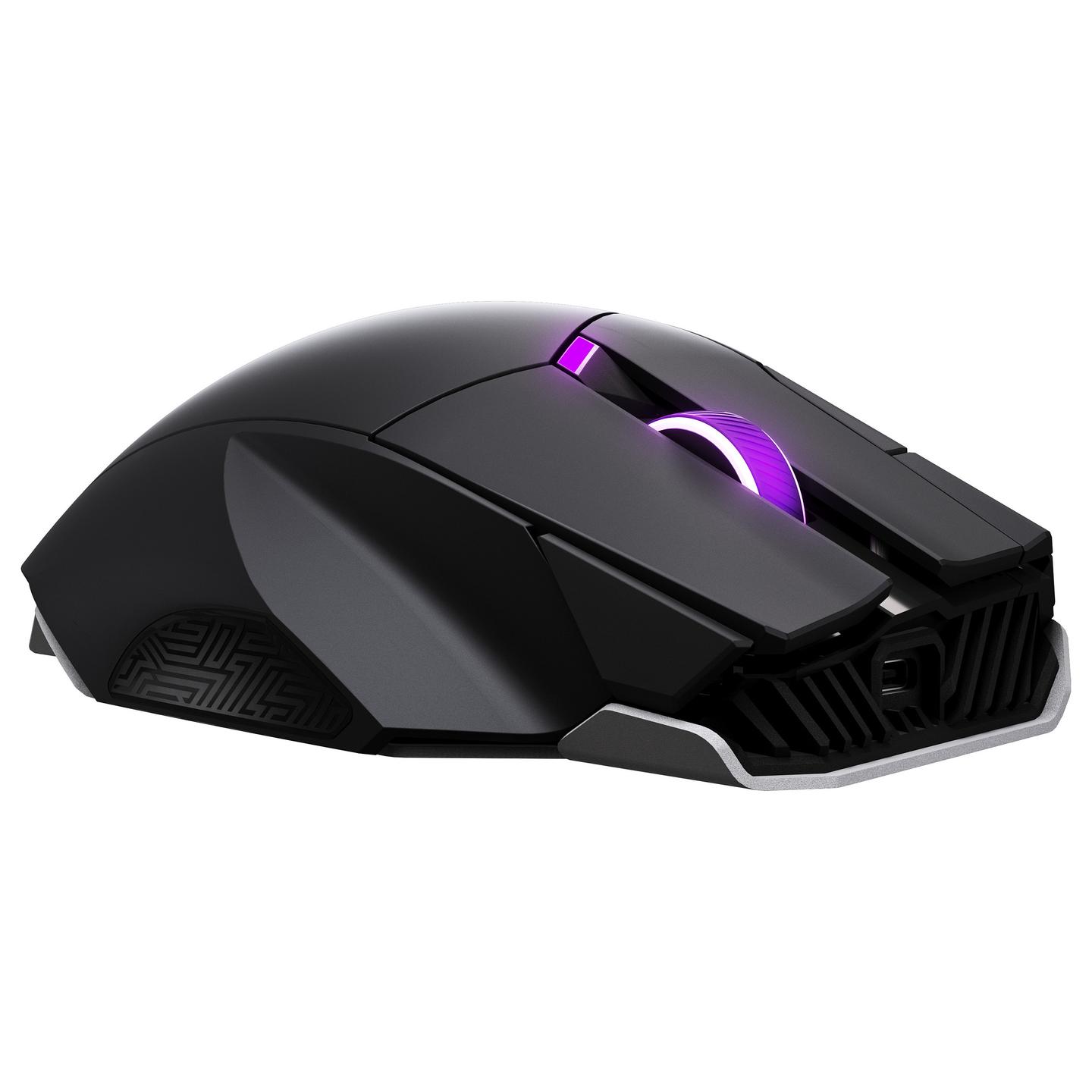 Maus Gaming  ASUS ROG SPATHA X 65K, 65.000 DPI, 12 Butona, Wireless, Bluetooth, USB-C – Zezë - 4