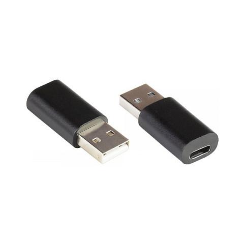 Adapter Good Connections USB-AD200, USB-A në USB-C, USB 2.0, 480Mbps - Zezë