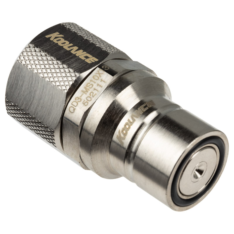 Aksesor për Ftohës Koolance QD3-MT10X13 / Quick-Disconnect / Mashkull / 13/10mm / No-Spill – Argjend - 2