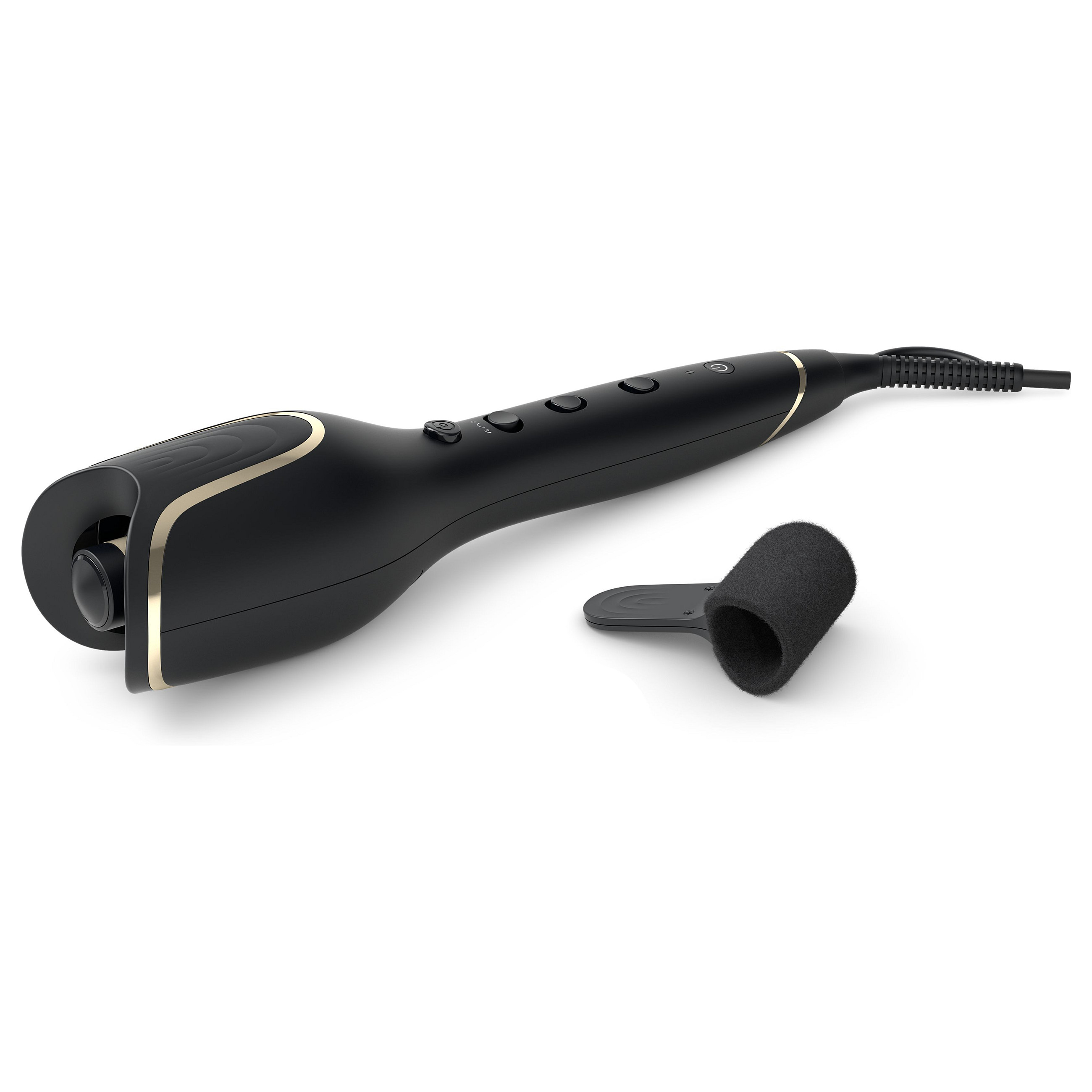 Stiluese për flokë për kaçurrela Philips StyleCare Prestige BHB876/00 / Auto Curler / Keratin-Ceramic / 170–210°C / 27 Kombinime – Zezë/Gold - 3