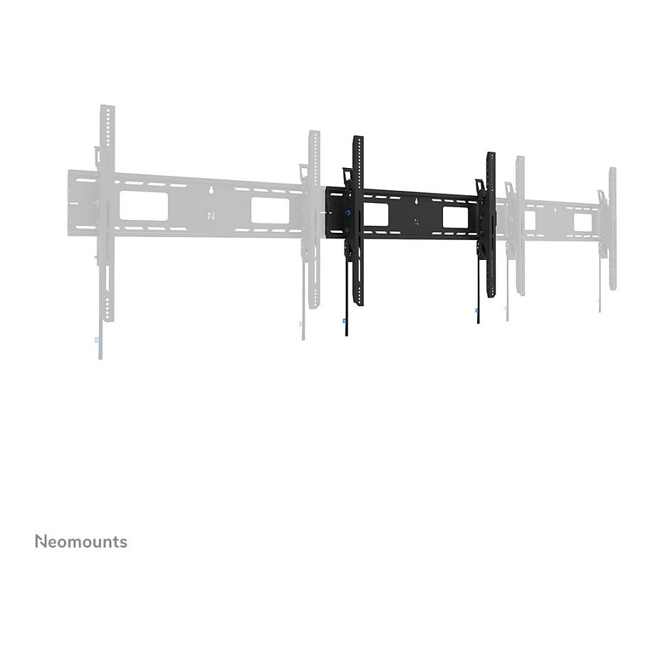 Mbajtëse Muri për TV Neomounts WL35-750BL18 / 55"-98" / 125kg / Tilt ±15° / Heavy Duty / Lockable / TÜV - Zezë - 6